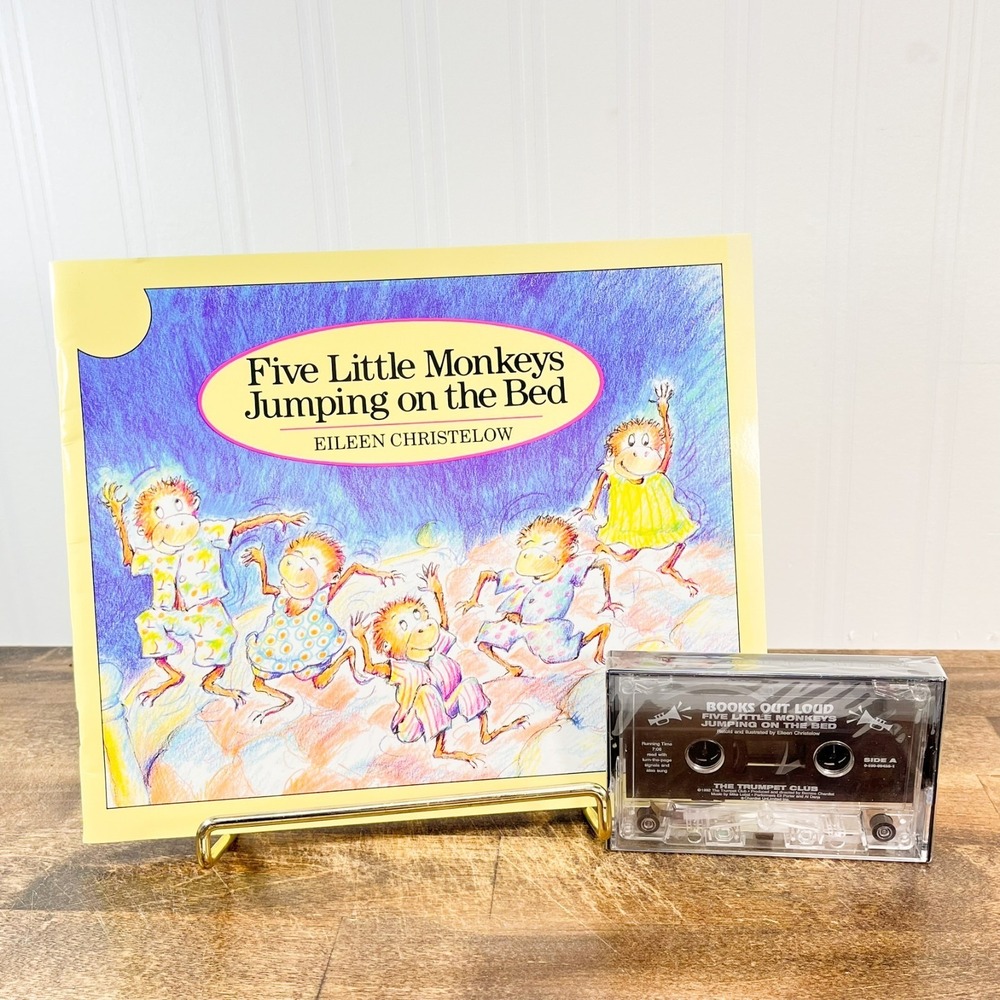 Five‎ Little Monkeys Jumping on the Bed Books Out Loud Cassette and Book